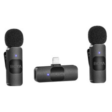 BOYA BY-V2 Ultracompact 2-Person Wireless Microphone with Lightning Connector