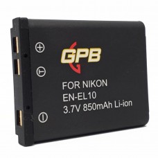 GPB Battery for Nikon EN-EL 10 850mAh