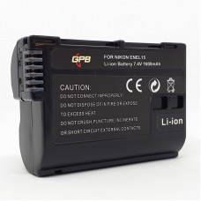 GPB Battery for Nikon EN-EL 15 1600mAh