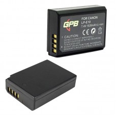 GPB Battery for Canon LP-E10 1050 mAh