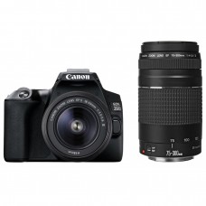Canon EOS 250D + EF-S 18-55mm F3.5-5.6 III + EF 75-300mm f4-5.6 III Double Lens Kit