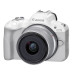 Canon EOS R50 + RF-S 18-45mm Travel KIT White