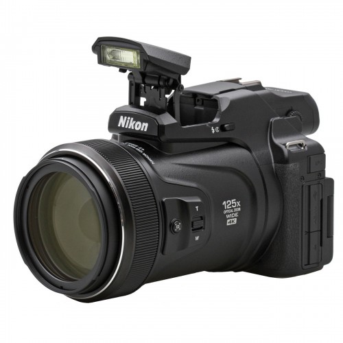 Nikon Coolpix P1000 Digital Camera, Black {16MP} - With Battery, Charger,  Lens Cap, Hood - LN