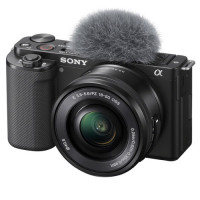 Sony ZV-E10 Mirrorless Camera with 16-50mm Lens (Black)