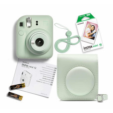 Fujifilm instax mini 12 Mint Green + Case and Film