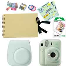 Fujifilm Instax Mini 12 Document Your Instax Kit (Mint Green)