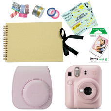 Fujifilm Instax Mini 12 Document Your Instax Kit (Blossom Pink)