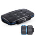JJC MC-ST16 Water-Resistant Memory Card Case (8 SD + 8 MSD Storage Cards)