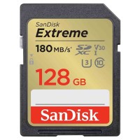 SanDisk Extreme 128GB 180MB/s SD Memory Card
