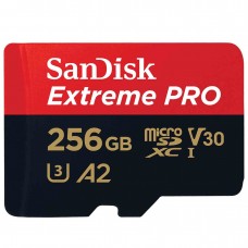 SanDisk Extreme Pro 256GB 200MB/s microSD Memory Card + Adaptor