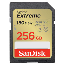 SanDisk 256GB Extreme 180MB/S UHS-I SDXC Memory Card