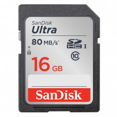 SanDisk Ultra 16GB 80MB/s SD Memory Card