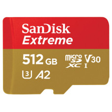 SanDisk 512GB Extreme UHS-I microSDXC Memory Card