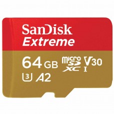 SanDisk Extreme 64GB 160MB/s microSD Memory Card 