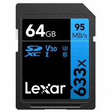 Lexar 64GB Professional 633x 95MB/s UHS-I SDHC Memory Card