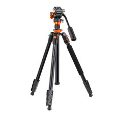 K&F Concept K234A7+FH-03 Professional Video Tripod with Fluid Head