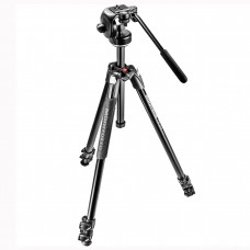 Manfrotto 290Xtra Alu 3-section Tripod Kit with 128 RC Fluid Head