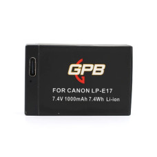 GPB Rechargeable Battery For Canon LP-E17 + USB CABLE
